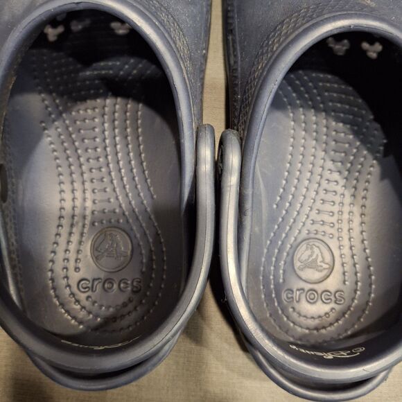 Crocs Disney Mickey Mouse Clog Size 6 Women Size 4 Men Navy Blue - Picture 9 of 9